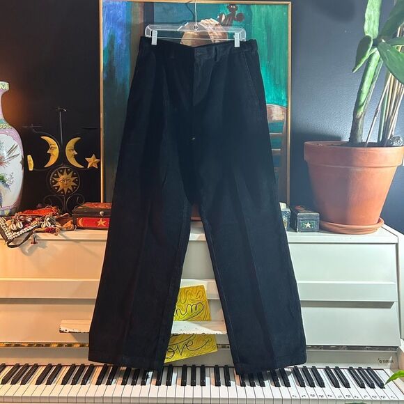 Haggar Men's Black Corduroy Pants 36x32 - Picture 11 of 16